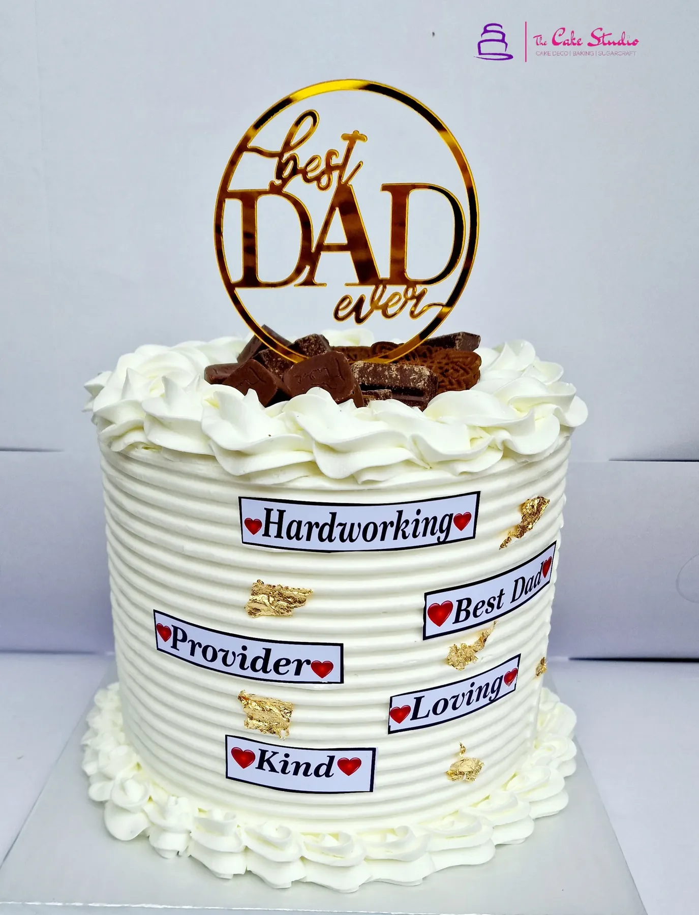 A lemon poppy seed cake with light glaze, baked by The Cake Studio Harare