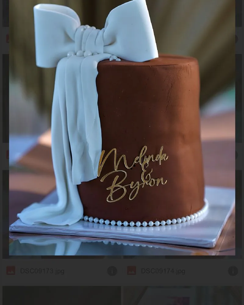A traditional rich fruit lobola cake for a Roora ceremony, made by The Cake Studio Harare