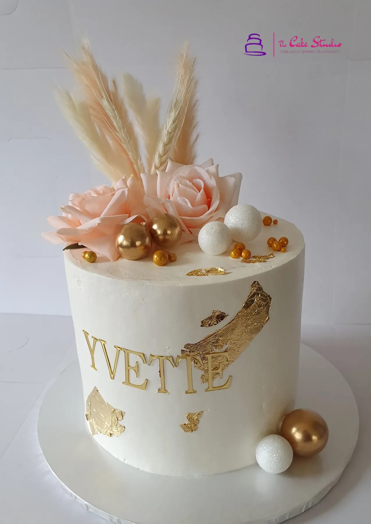 A chocolate and orange cake with orange-zest ganache, baked by The Cake Studio Harare